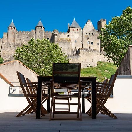 卡尔卡松La Terrasse De La Tour Pinte.公寓 外观 照片