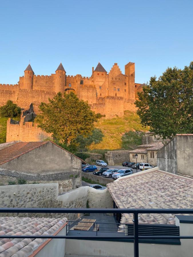 卡尔卡松La Terrasse De La Tour Pinte.公寓 外观 照片